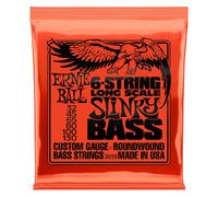 Slinky Long Scale 6-String Nickel Wound Electric Bass Strings -
