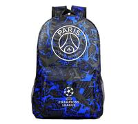 Slinx Star Paris Uefa Champions League Shoulder Bag Fan Backpack Student Schoolbag Storage Bag-color Blocking Style