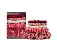 slip Assorted Scrunchie Set - Harriet Giftset - Includes 3 Skinny, 1 Midi & 1 Large Pure Silk Scrunchies - 100% Mulberry Silk, Anti-Crease, Gentle on Hair, Reduces Breakage - Elegant & Durable