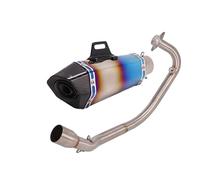 Slip Full System Motorcycle Exhaust Escape Moto Stainless Steel Front Link Pipe With Removable DB Killer For CFmoto ST125 ST 125