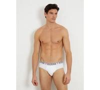 GUESS Men's Eco Brian Hero Brief 3pack, Black White Combo, M
