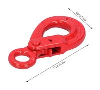Slip Hook Safty Lock Eye-Type Self-Locking Rotation Lifting Rigging Towing Hooks G80 2T