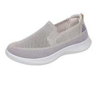 Slip in Women,Womens Walking Shoes Slip On,Arch Support Trainers Women,Comforble,Flexible,Soft Sole,for Arthritis Edema Swollen Feet,for Indoor and Outdoor Activities Beige