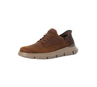 Skechers Slip Ins Garza CDB Brown Mens Slip-on Shoes 205046 in a Plain Leather in Size 9