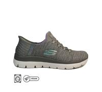 Slip-ins: Summits - Dazzling Haze | Grey/Mint | Womens Slip On Trainers