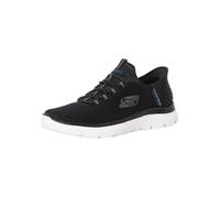 Skechers Men's Summits HIGH Range Sneaker, Black Mesh/Trim, 10.5 UK