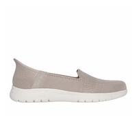 Skechers Women's On-The-Go Flex Camellia Slip-On Sneakers, Taupe Textile, 7 UK