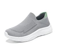 Slip ins Trainers Womens Hands Free Slip on Arch Support Walking Shoes(Color:A,Size:7 UK)