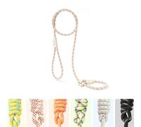 Slip Lead Dog Leash, 6 FT Heavy Duty Loop Leash for Medium Large Dogs, Dog Training Leash Strong Braided No Pull Pet Training Lead Leashes with Comfortable Handle
