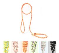 Slip Lead Dog Leash, 6 FT Heavy Duty Loop Leash for Medium Large Dogs, Dog Training Leash Strong Braided No Pull Pet Training Lead Leashes with Comfortable Handle