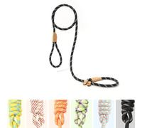 Slip Lead Dog Leash, 6 FT Heavy Duty Loop Rope for Medium Large Dogs, Dog Training Leash Strong Braided No Pull Pet Training Lead Leashes with Comfortable Handle