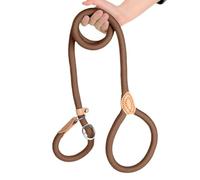 Slip Lead No Pull Training Leashes Professional Rope P-Leash with Sturdy Metal Clasp Nylon with Comfortable Hand Feel for Medium Large Dogs (25kg-30kg)