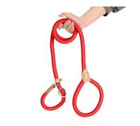 Slip Leads for Dogs, Heavy Duty Nylon Rope Slip Leash for Large Medium Dogs, Dog Leads for Walking Training the Dog, Red 1.8M