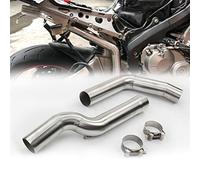 Slip-on 51mm Exhaust Middle Link Pipe Underseat Muffler Escape Connect Tube For CBR600RR F5 2003-2015 CBR1000RR 2004-2007