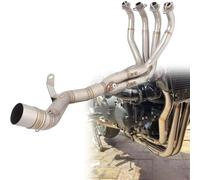 Slip On 51mm Motorcycle Exhaust System Front Tube Muffler Stainless Steel Header Pipe For Kawasaki Z900 Z 900 A2 70KW 2018-2024