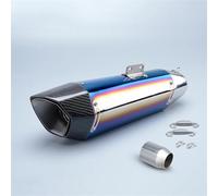 Slip-on 51mm Universal Motorcycle Exhaust Pipe Modification Stainless Steel For MT09 450SR R3 For ZX4R For ZX6R TSS(Style 3)