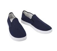 Slip On Canvas Shoes Women - Womens Plimsoll Trainers Flat Bottom Casual Sneakers For Daily Commuting Plimsolls Rubber Sole Walking Pumps Wide Fit Retro Loafers Soft Lightweight Running Flats