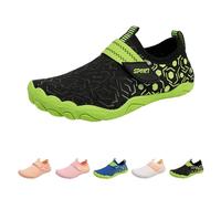 Slip on Easy Fasten Shoes Women's Outdoor Sports Beach Five Fingers Wading Sneakers Wear Quick Drying Swimming Shoes Non-Slip Lightweight Breathable Snorkeling Traceability Size 10 Black
