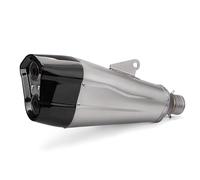 Slip On Exhaust Compatible With For XMAX300 Motorcycle Exhaust Modify Carbon Tip Double Hole Muffler Pipe Universal 51mm