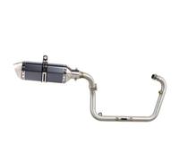 slip on exhaust Full System Motorcycle Exhaust Compatible with Benelli For TNT 125 135 Front Pipe Muffler Tube