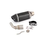 slip on exhaust Motorcycle Exhaust Pipe Compatible with Benelli For TNT125 2017-2022 51mm Mid Link Slip On For Escape Muffler For Connect Tube