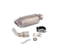 slip on exhaust Motorcycle Exhaust Pipe Compatible with Benelli For TNT125 2017-2022 51mm Mid Link Slip On For Escape Muffler For Connect Tube