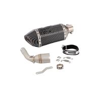 slip on exhaust Motorcycle Exhaust Pipe Compatible with Benelli For TNT125 2017-2022 51mm Mid Link Slip On For Escape Muffler For Connect Tube