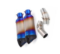 Slip On For Ducati Monster 696 795 796 1100 Motorcycle Exhaust System Mid Link Pipe 51mm Muffler Escape Stainless Steel Tips