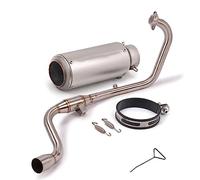 Slip On For GSX150F Gixxer155 Motorcycle Exhaust System Escape Modified Front Middle Link Pipe 51mm Muffler DB Killer