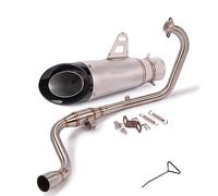 Slip On For GSX150F Gixxer155 Motorcycle Exhaust System Escape Modified Front Middle Link Pipe 51mm Muffler DB Killer