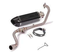 Slip On For GSX150F Gixxer155 Motorcycle Exhaust System Escape Modified Front Middle Link Pipe 51mm Muffler DB Killer