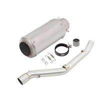 Slip On For Suzuki DRZ400 DR-Z 400 S SM 2000-2022 Motorcycle Exhaust System Middle Link Pipe With Muffler(Type F)