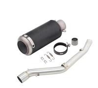 Slip On For Suzuki DRZ400 DR-Z 400 S SM 2000-2022 Motorcycle Exhaust System Middle Link Pipe With Muffler(Type N)