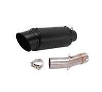Slip On For SUZUKI For SV650 For SV650X For SV650S For SV 650 2003-2015 Motorcycle Exhaust Muffler DB Killer Middle Link Pipe Escape Moto SilenExhaust Mufflercer(Black)