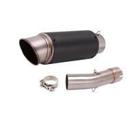 Slip On For SUZUKI For SV650 For SV650X For SV650S For SV 650 2003-2015 Motorcycle Exhaust Muffler DB Killer Middle Link Pipe Escape Moto Motorcycle Exhaust End Silencers(OneColor)