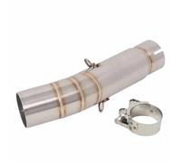 Slip On For Yamaha Tenere 700 XTZ700 2019 2020 2021 2022 2023 Motorcycle Exhaust Middle Link Pipe Modify Mid Muffler Connect 51MM Escape Tube