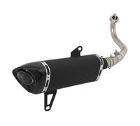 Slip On For Yamaha Tricity 300 2020-2024 Motorcycle Full Exhaust Systems Front Link Pipe Escape Muffler Carbon Fiber DB Killer