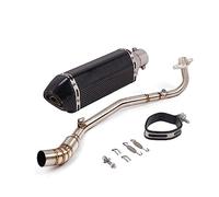 Slip On Full System Motorcycle Exhaust Escape Modify Front Mid Link Pipe For NMAX125 NMAX155 With Muffler DB Killer(3)