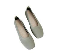 Slip On Knit Dress Shoes,Wide Toe Knit Flats,Slip On Round Top Ballet Flat,Wide Range of Uses,Lightweight and Portable,for Formal and Informal Occasions