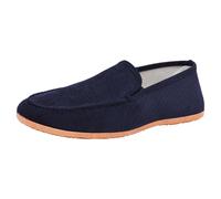 Slip On Loafers Men Low Top Lightweight Moccasins Shoes Suede Breathable Stitching Driving Hiking Penny Shoe Comfortable Casual Shoes Retro Flat Fit Corduroy Kung Fu Shoe for Everyday Use