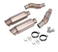 Slip On Modify Motorcycle Exhaust Muffler Full System Connect Mid Pipe Escape Moto For Kawasaki For Ninja 1000 2010-2021