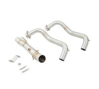 Slip On Motorcycle Connect 51mm Exhaust Escape Stainless Steel Front Link Pipe For Yamaha MT07 MT 07 2022-2023