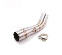 Slip On Motorcycle Escape Moto Exhaust Muffler Pipe Mid Link Tube For Benelli Leoncino 250 502c TRK502C