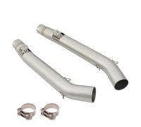 Slip On Motorcycle Exhaust 51mm Interface Middle Mid Link Pipe For Suzuki For V-strom 1000 DL1000 2002-2013