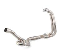 Slip On Motorcycle Exhaust 51mm Interface Roundabout Front Link Pipe For Ninja 250 300 For Z250 For Z300(Style 3)