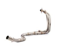 Slip On Motorcycle Exhaust 51mm Interface Roundabout Front Link Pipe For Ninja 250 300 For Z250 For Z300(Style 1)