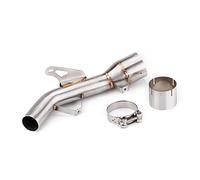 Slip On Motorcycle Exhaust Escape Mid Link Pipe Connect Original Muffler Stainless For K&AWAS&AKI Z900 A2 Z900e 2017-2021
