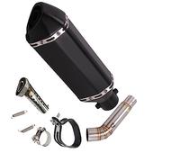 Slip On Motorcycle Exhaust Escape Middle Link Pipe Muffler DB Killer For CBF600N CB600 CB600F Variation Hornet 600