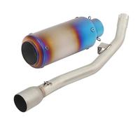 Slip On Motorcycle Exhaust Escape Modify Middle Link Pipe Connecting 51mm Muffler DB Killer For Yamaha WR125X WR 125 X 2009-2017