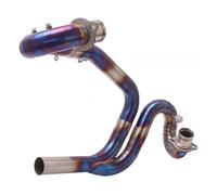 Slip On Motorcycle Exhaust Escape Moto Titanium Alloy Front Pipe Connect Original Muffler For Ducati ScrAmbler Icon 2015 2016 2017 2018 2019 2020